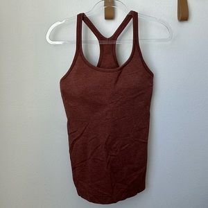 Lululemon Ebb to Street Tank with built in bra size 14 like new